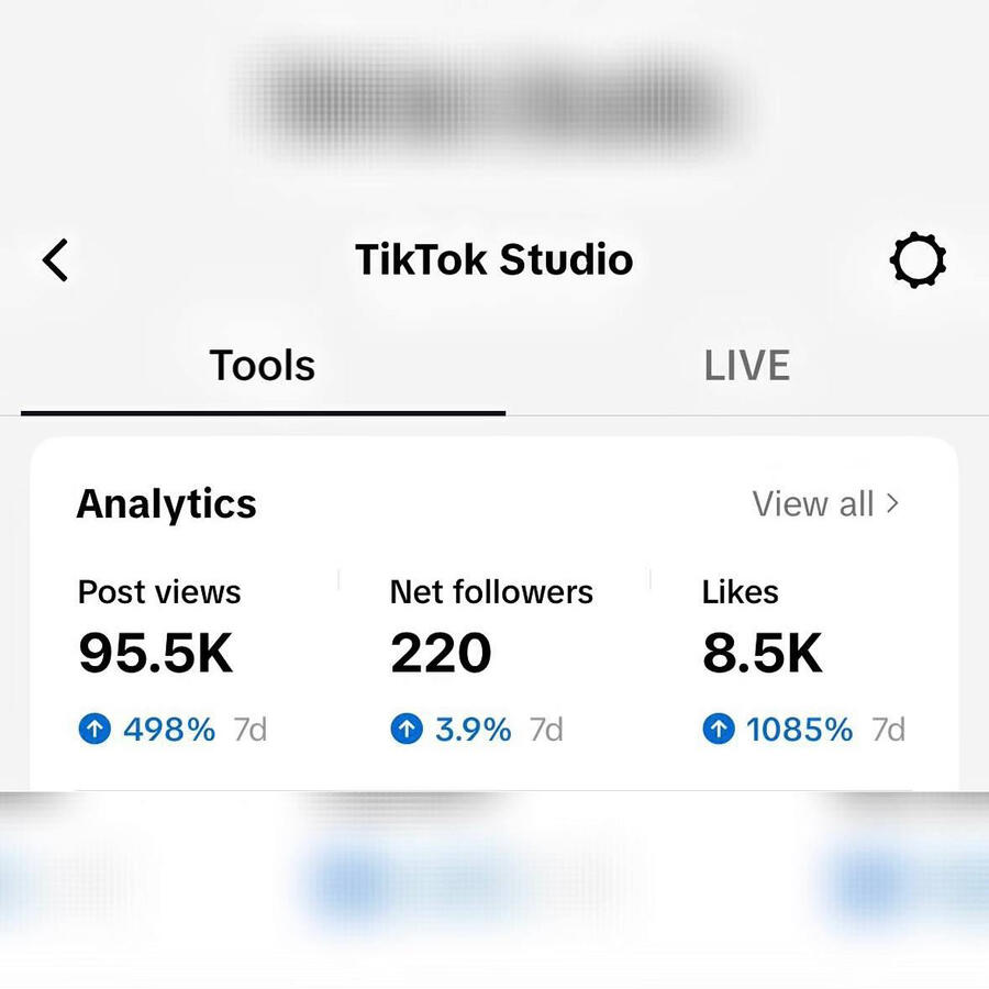 CRSOCIALS client case study showing increase in Instagram reach tiktok-engagement-results-crsocials.jpg